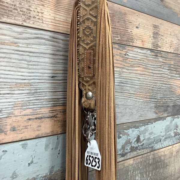 Western Mini Leather Fringe Strap 36" #65253