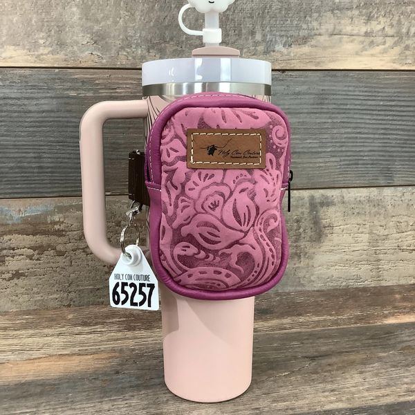 Tumbleweed Pouch Ear Tag Varies (Pink Embossed)