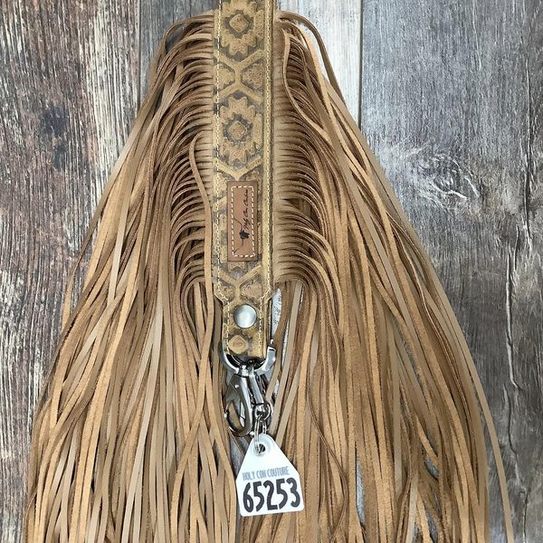 Western Mini Leather Fringe Strap 36" #65253
