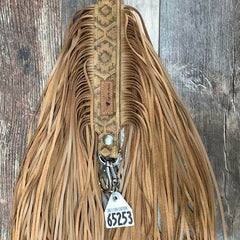 Western Mini Leather Fringe Strap 36" #65253