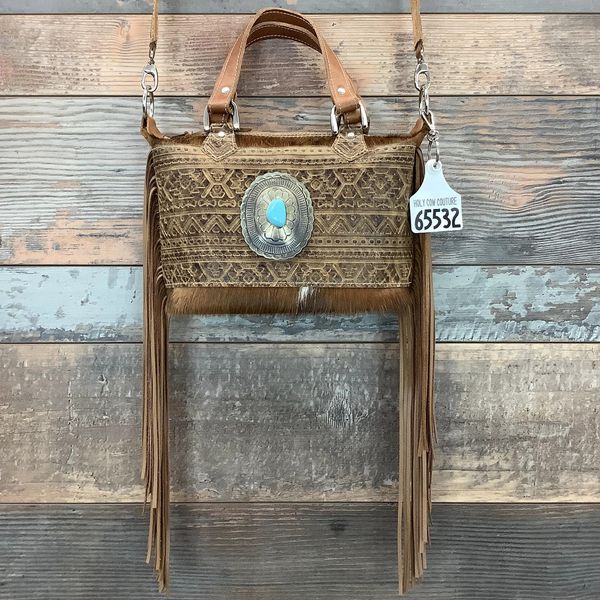 Mini Designer Hybrid With Authentic Turquoise Silver Concho #65532