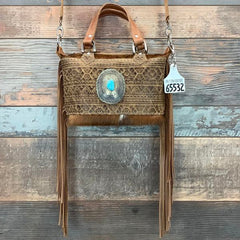 Mini Designer Hybrid With Authentic Turquoise Silver Concho #65532