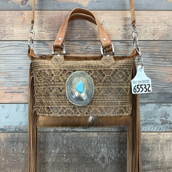 Mini Designer Hybrid With Authentic Turquoise Silver Concho #65532
