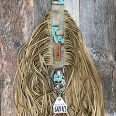 Western Mini Leather Fringe Strap 36" #64943