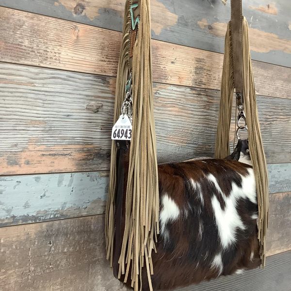 Western Mini Leather Fringe Strap 36" #64943