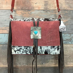 Designer With Authentic Turquoise Silver Concho #61527