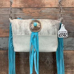 Mini Designer With Authentic Turquoise Silver Concho #65502