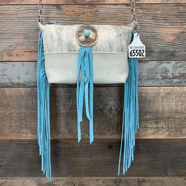 Mini Designer With Authentic Turquoise Silver Concho #65502