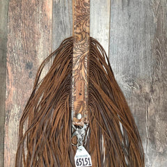 Western Mini Leather Fringe Strap 36" #65151