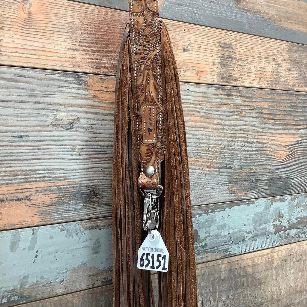 Western Mini Leather Fringe Strap 36" #65151