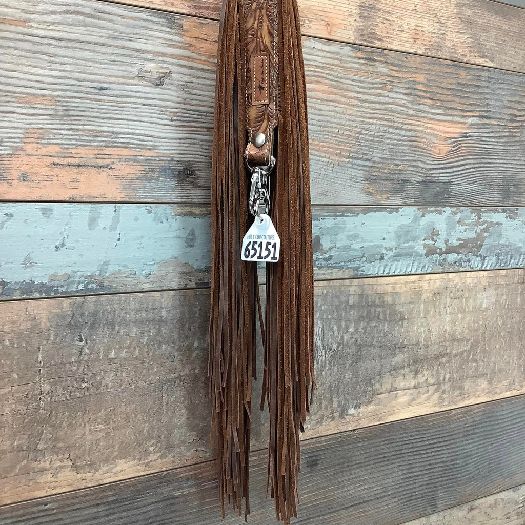 Western Mini Leather Fringe Strap 36" #65151