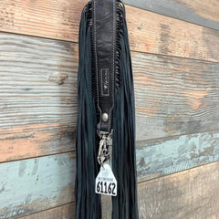 Western Mini Leather Fringe Strap 36" #61162