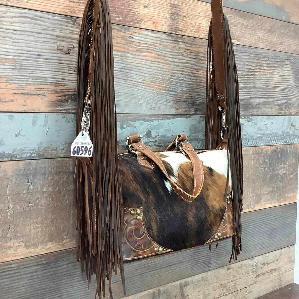 Western Mini Leather Fringe Strap 48" #60596