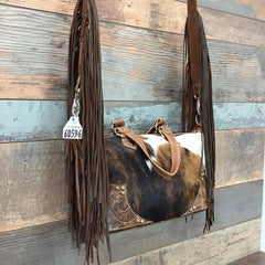 Western Mini Leather Fringe Strap 48" #60596