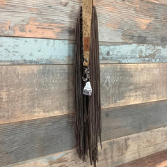 Western Mini Leather Fringe Strap 48" #60665