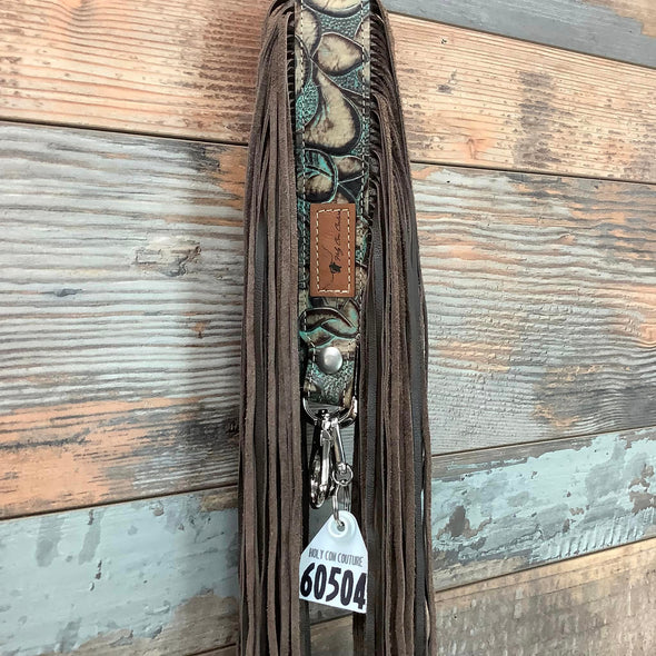 Western Mini Leather Fringe Strap 36" #60504