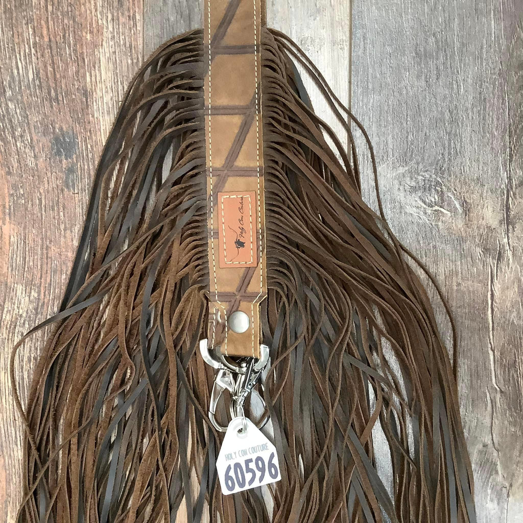 Western Mini Leather Fringe Strap 48" #60596