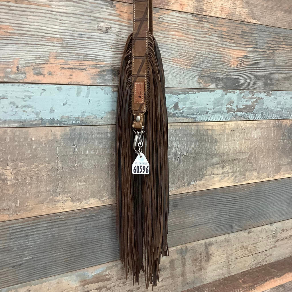 Western Mini Leather Fringe Strap 48" #60596