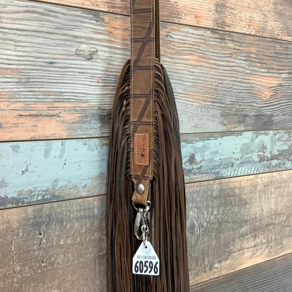 Western Mini Leather Fringe Strap 48" #60596