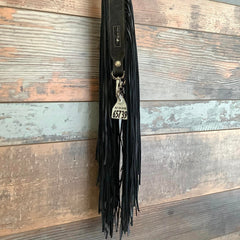 Western Mini Leather Fringe Strap 36" #65739