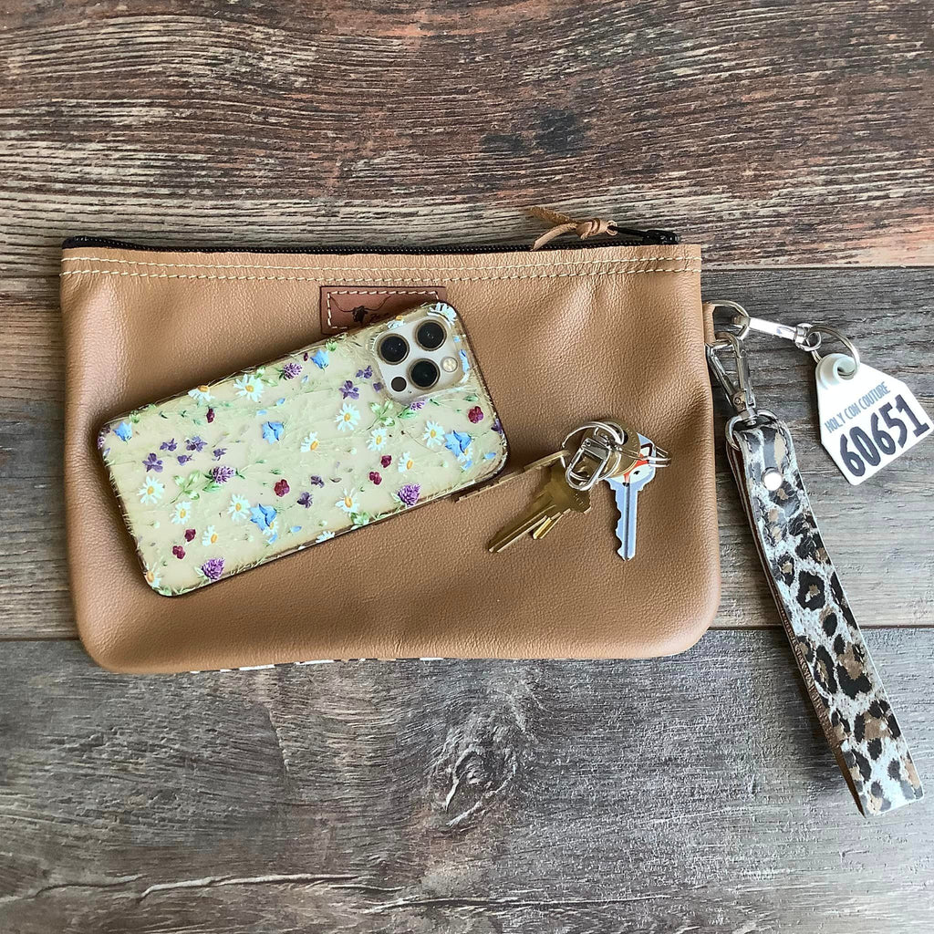 Western Leather Wristlet Clutch #60651