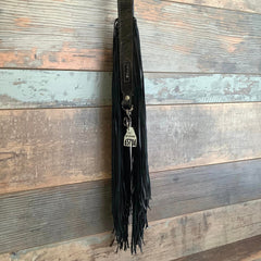 Western Mini Leather Fringe Strap 48" #65704