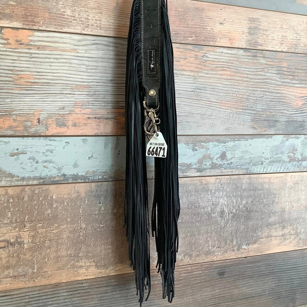Western Mini Leather Fringe Strap 36" #66471