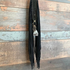 Western Mini Leather Fringe Strap 36" #66471