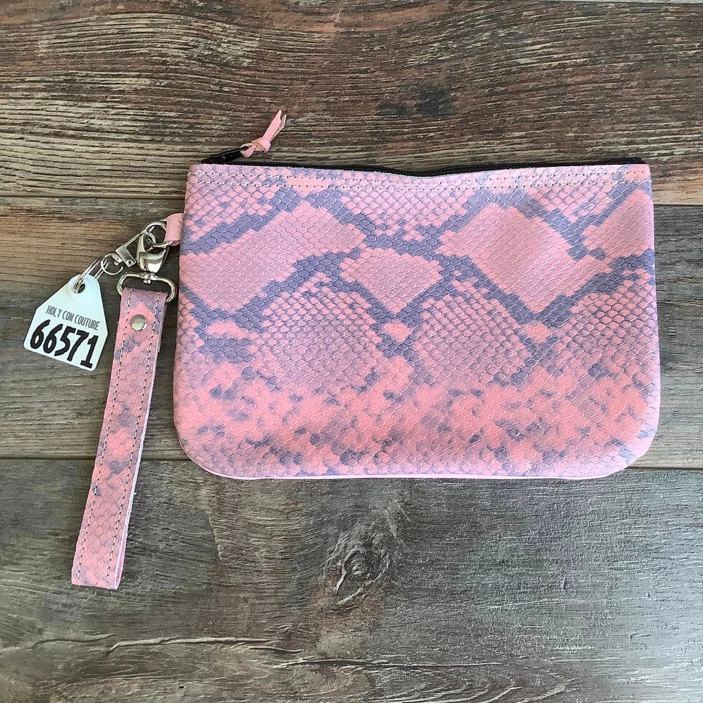 Western Leather Wristlet Clutch #66571