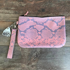 Western Leather Wristlet Clutch #66571