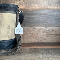 Messenger With Authentic Silver Concho #61852