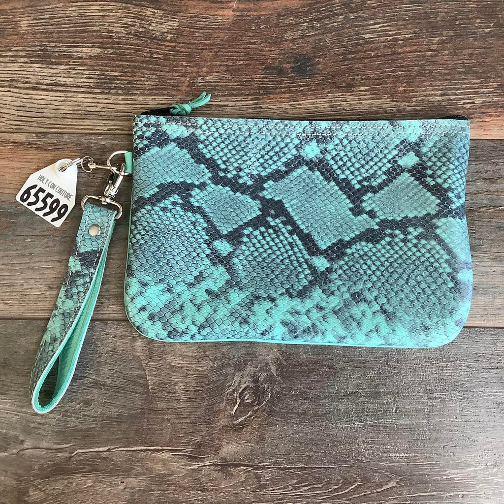 Western Leather Wristlet Clutch #65599