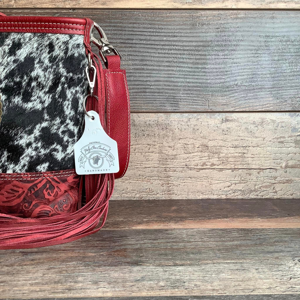 Mini Messenger With Authentic Turquoise Silver Concho #61877