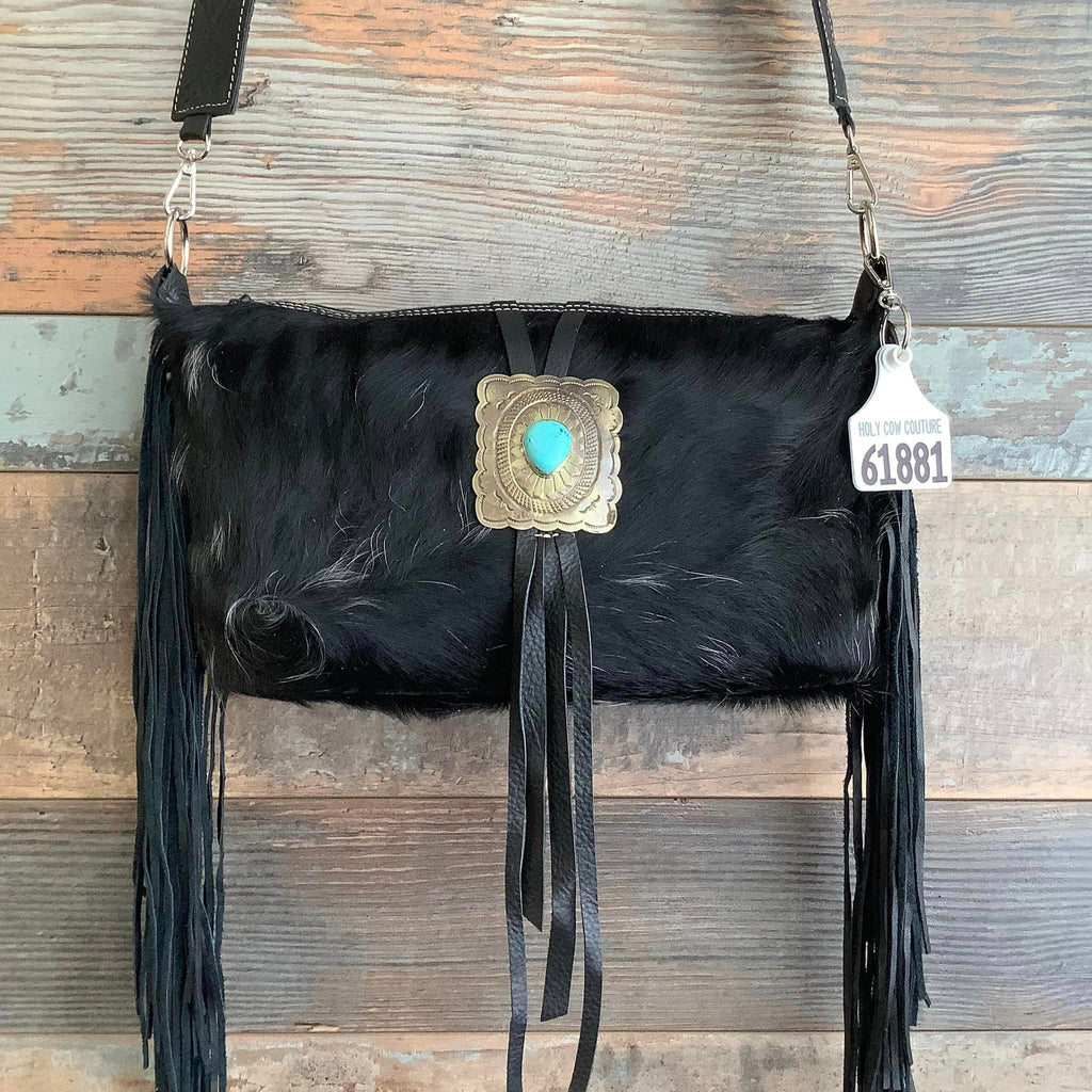 Designer Crossover With Authentic Turquoise Silver Concho #61881