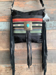 Mini Outlaw With Authentic Turquoise Silver Concho #62308