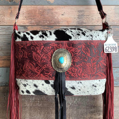 Designer With Authentic Turquoise Silver Concho #62398