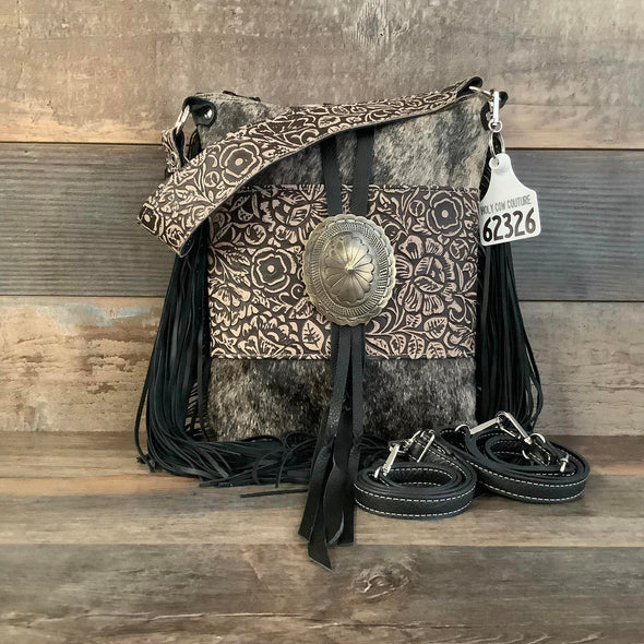 Mini Bagpack With Authentic Silver Concho #62326