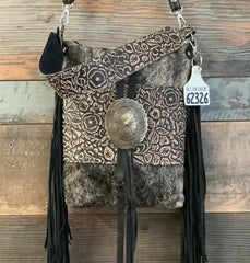 Mini Bagpack With Authentic Silver Concho #62326