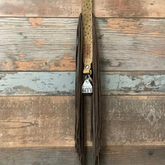 Western Mini Leather Fringe Strap 48" #66374