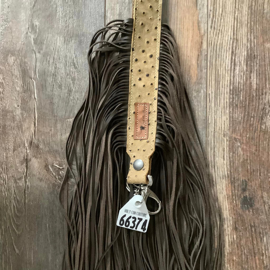 Western Mini Leather Fringe Strap 48" #66374