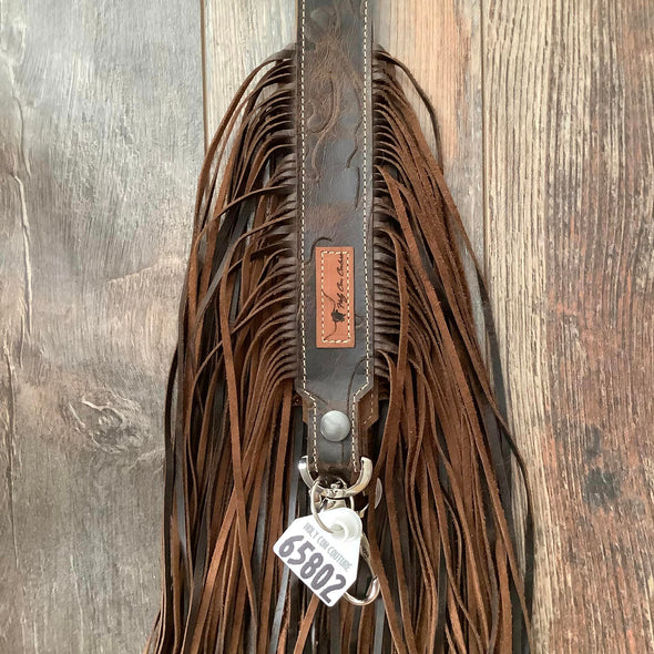 Western Mini Leather Fringe Strap 48" #65802