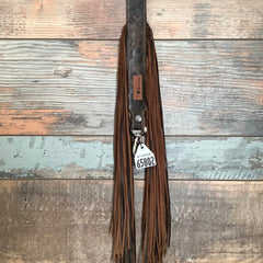 Western Mini Leather Fringe Strap 48" #65802