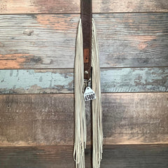 Western Mini Leather Fringe Strap 48" #65799