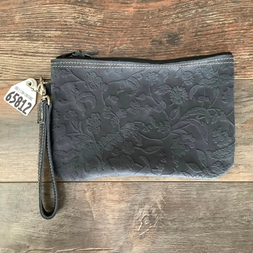 Western Leather Wristlet Clutch #65812