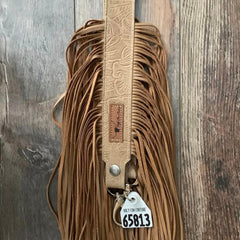 Western Mini Leather Fringe Strap 36" #65813