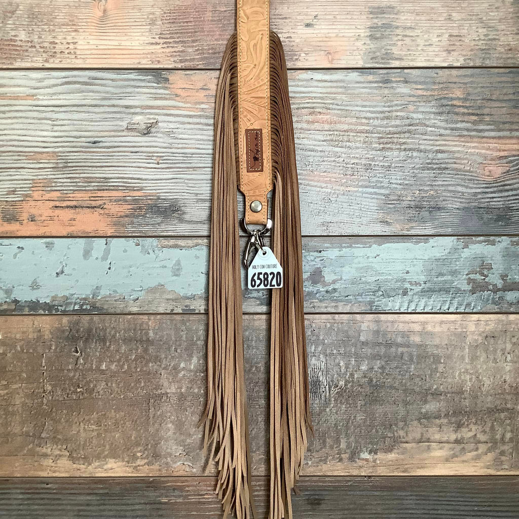 Western Mini Leather Fringe Strap 48" #65820