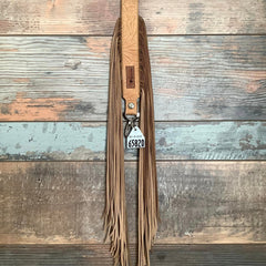 Western Mini Leather Fringe Strap 48" #65820