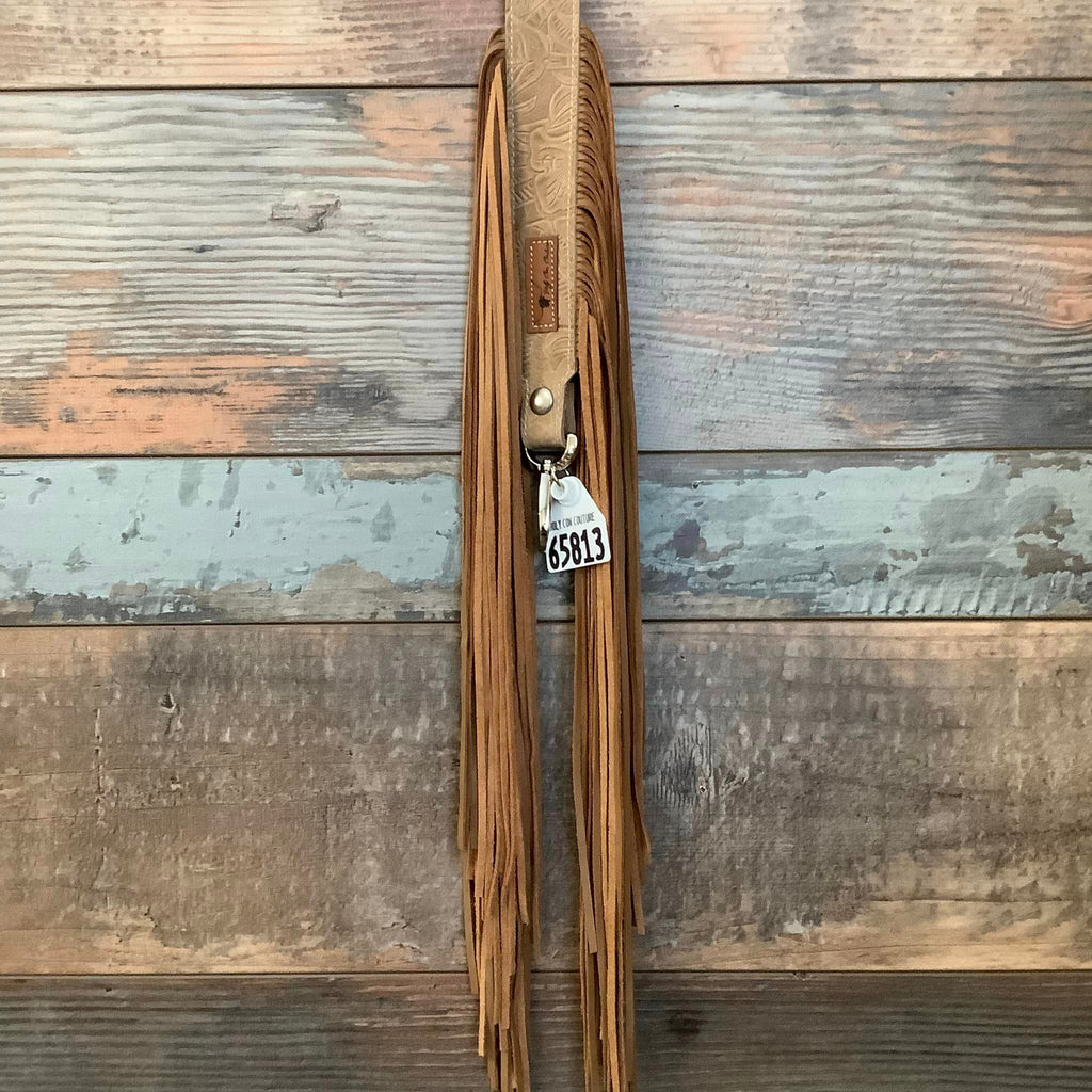 Western Mini Leather Fringe Strap 36" #65813