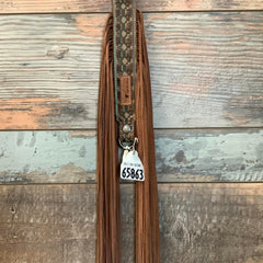 Western Mini Leather Fringe Strap 48" #65863