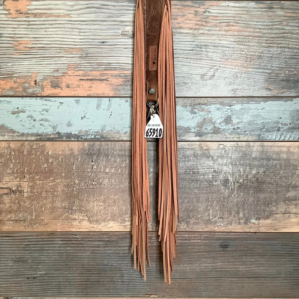 Western Mini Leather Fringe Strap 48" #65910